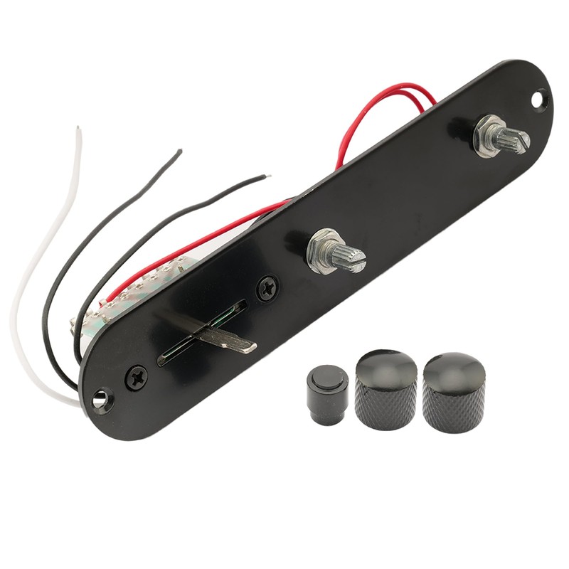 Musiclily 32MM Width Pre-wired Loaded Eletric Guitar Control Plate Harness