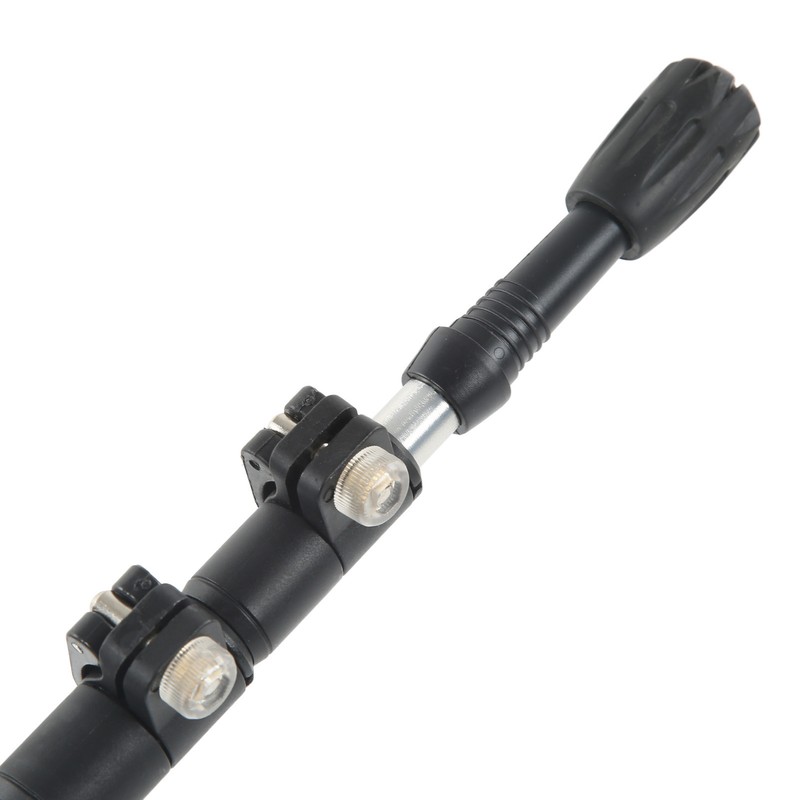 3 Section Retractable Hiking Stick Aluminum Alloy Mountaineering Balance Pole