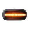 Amber Side Marker Light Fender Turn Signal Lamp 3000K Smoky