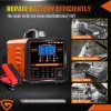 Geartronics Heavy Duty Car Battery Charger 12V-24V Smart Automatic Intelligent