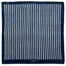 Yamamoto Hitoto Shoten Kyoto Blue Gauze Handkerchief, Striped [1863], Made in Japan, Japanese Pattern, Inbound Souvenir