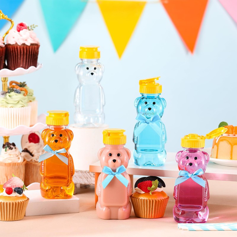 Honeydak 16 Pack Bear Straw Honey Cup for Baby 8