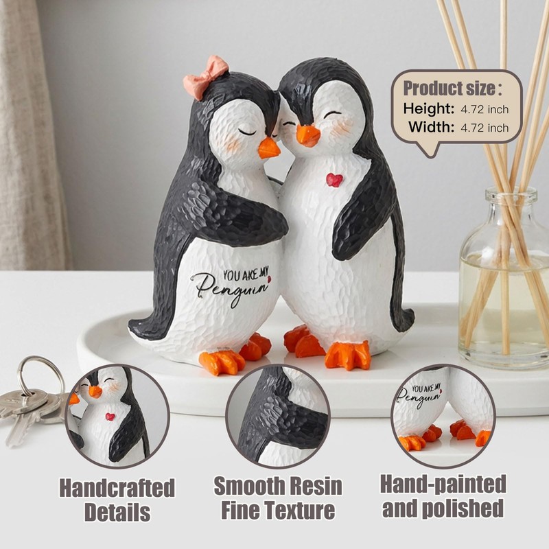 Penguin Gifts for Couple, Romantic Anniversary Wedding Gifts for Men