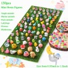 DIYDEC Pack of 150 Mini Resin Animals, Mini Figures Colourful