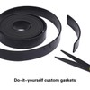 TORRAMI Solid Neoprene Rubber Strips Roll 1/8 (.125) inch Thick