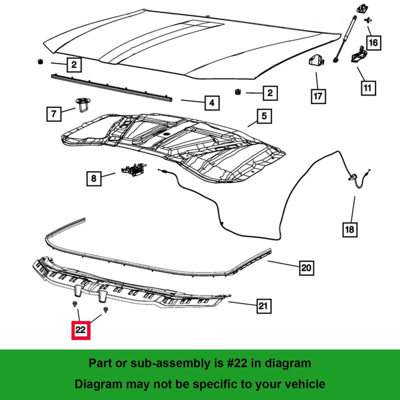 OAUTOO 25pcs Fender Liner Splash Shield Bumper Cover Fascia &