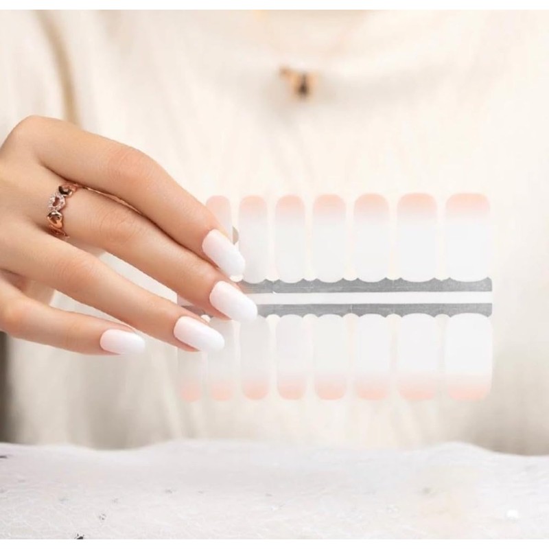 Zaubernägel4Home - Nail Wraps, Pack of 16, Baby Boomer Nu*de