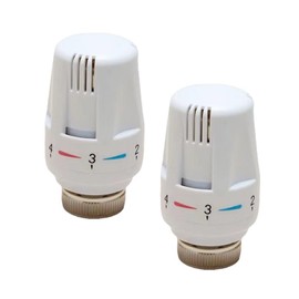 2PCS Radiator Thermostat Valve Head,Universal TRV Radiator Valves M30*1.5,Thermostatic Radiator Valve Replacement Head,Radiator Thermostat Head for Home Office Bedroom Etc