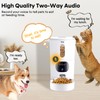 Automatic Cat Feeder Camera: Easy Setup Timed Smart Dog Feeder