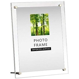 homingyo 4X6 Modern Acrylic Photo Frame - Desktop/Free Standing