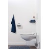 Tiger Onu Toilet Roll Holder with Cover, Stainless Steel, Chrome,