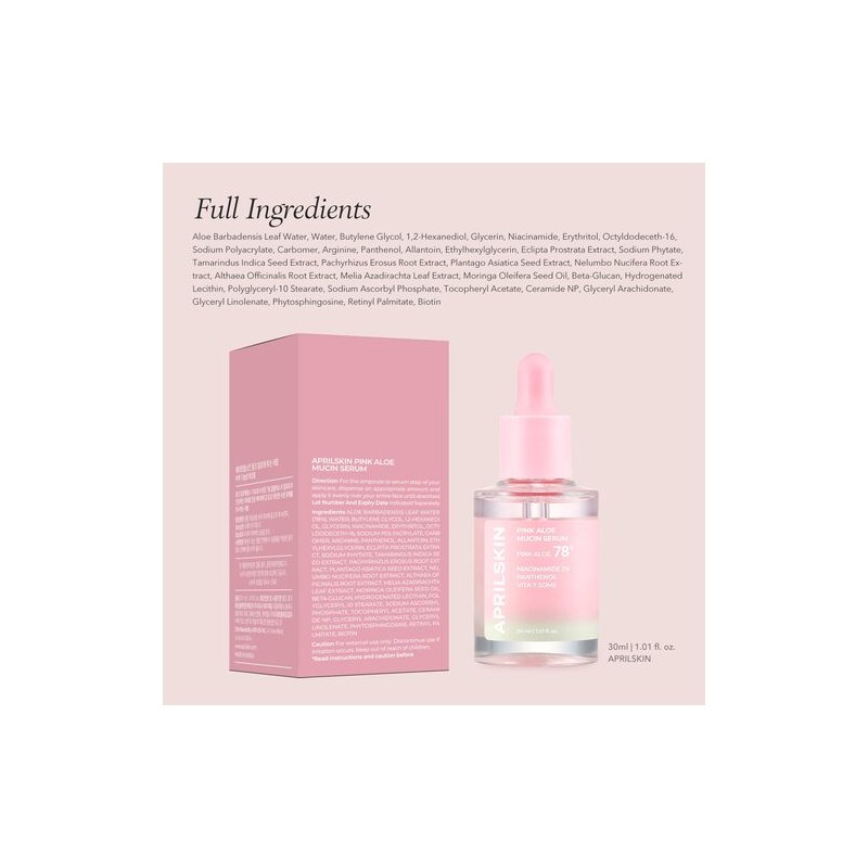 APRILSKIN [APRILSKIN]Pink Aloe Mucin Serum 30ml
