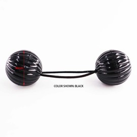 8 Pcs Large Bobble Ponytail Holders - Hair Ties with Balls for Girls, Kids, and Toddlers (Light Pink/Sky Blue/Orange/Hot Pink)