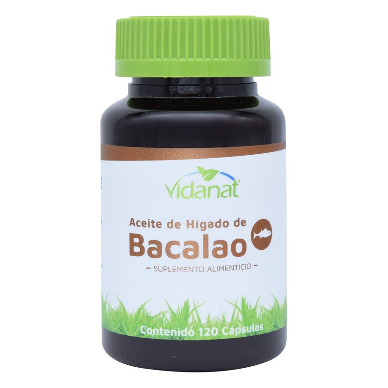 Aceite de Higado de Bacalao Vidanat 120 c aps