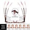 REAVEE 6 Pack Oversized Square Reading Glasses Oprah Style for