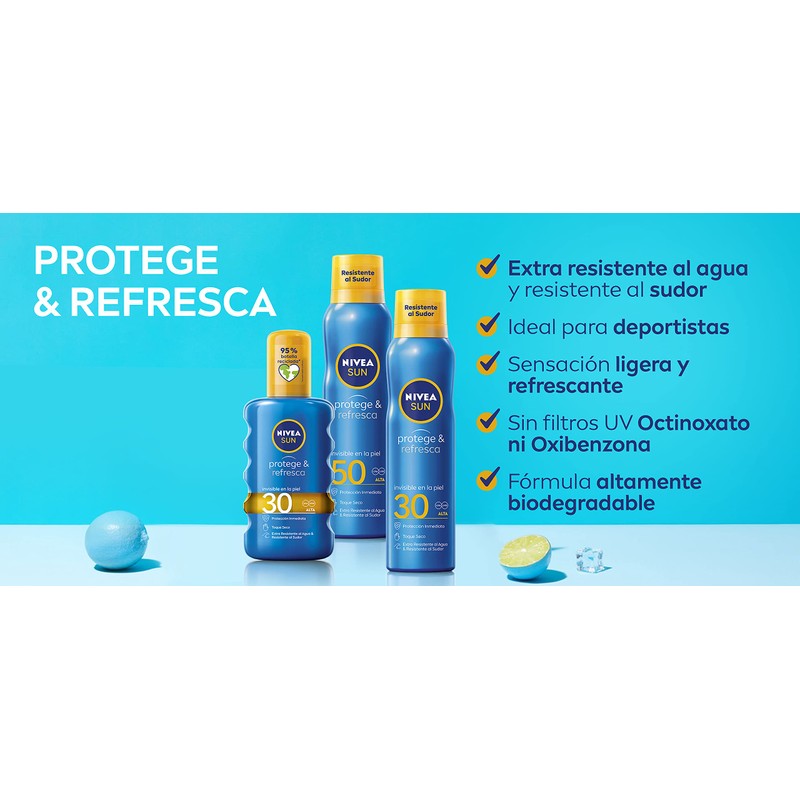 Nivea Sun Leche Protege & Refresca SPF 50 200ml