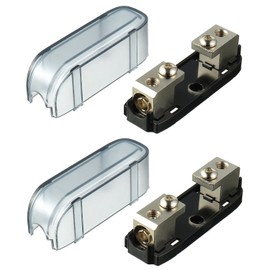 SIGANDG Mini ANL Fuse Holder Midi Fuse Holder Auto Parts Inline Fuse Holder for Automotive Marine (Pack of 2)