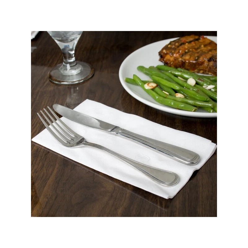 NPS Paper WHITE DINNER NAPKIN 15" x 17" 1/8 FOLD,