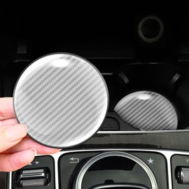 Car Cup Coasters - 2X Small Car Coasters for Cup Holders | Car Interior Accessories, Car Drink Coaster, Vehicle Coasters for Women and Men