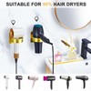 YAYINLI Hair Dryer Holder Wall Mount, Blow Dryer Holder Wall,