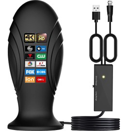 2024 TV Antenna,TV Antenna Indoor, TV Antenna for Local Channels,360+ Long Distance Indoor Amplified HDTV Antenna,Support 4K 1080p All Television Outdoor Smart TV Antenna