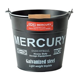 MERCURY Matte Black Regular Bucket 11.0 x 11.0 x 9.8 inches (28 x 28 x 25 cm)