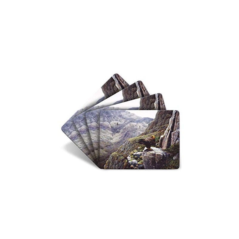 Julian Friers Golden Eagle Large Table Mats by Wildlife Artist