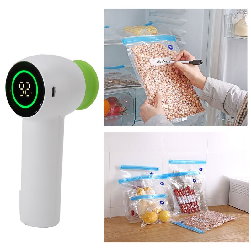 Vacuum Sealer Machine Cordless Handheld Multifunctional Food Vacuum Sealer with