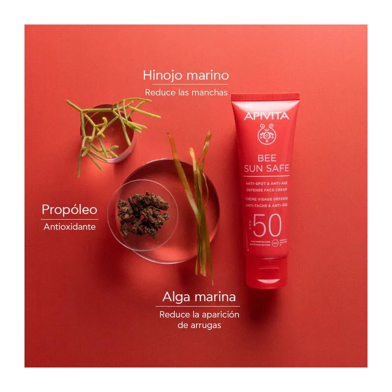 Apivita Bee Sun Safe Crema Antiedad Y Antimanchas Spf50 50ml