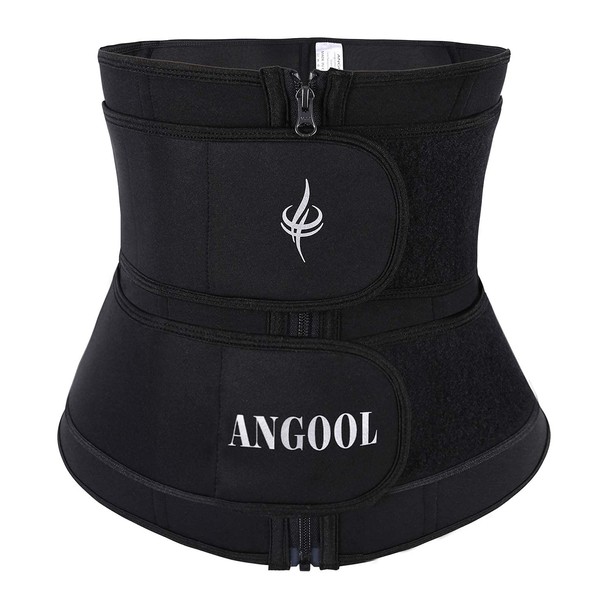 ANGOOL Neopren Waist Trainer for Women,Workout Plus Size Trimmer Belt