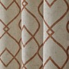 SKL Home by Saturday Knight Chainlink Window Curtain Panel,52x84,Spice