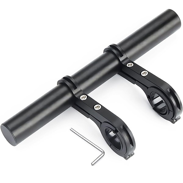 Wolfride Bike Handlebar Extender, 7.9'' Multifunctional Aluminum Dual Bike Handlebar