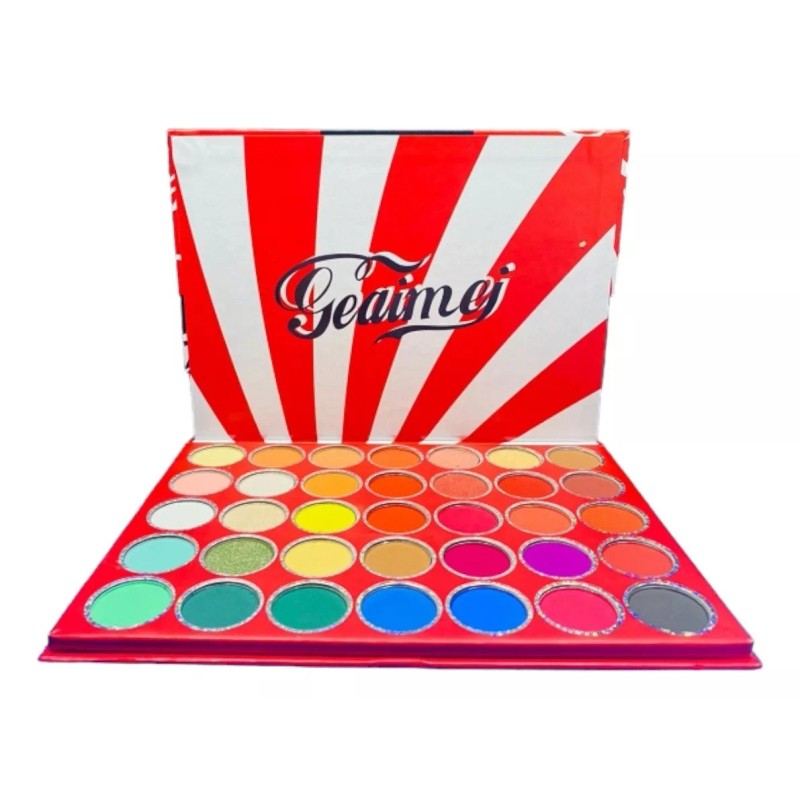 Eco R. Set Brocha Maquillaje + Paleta Sombras Oferta
