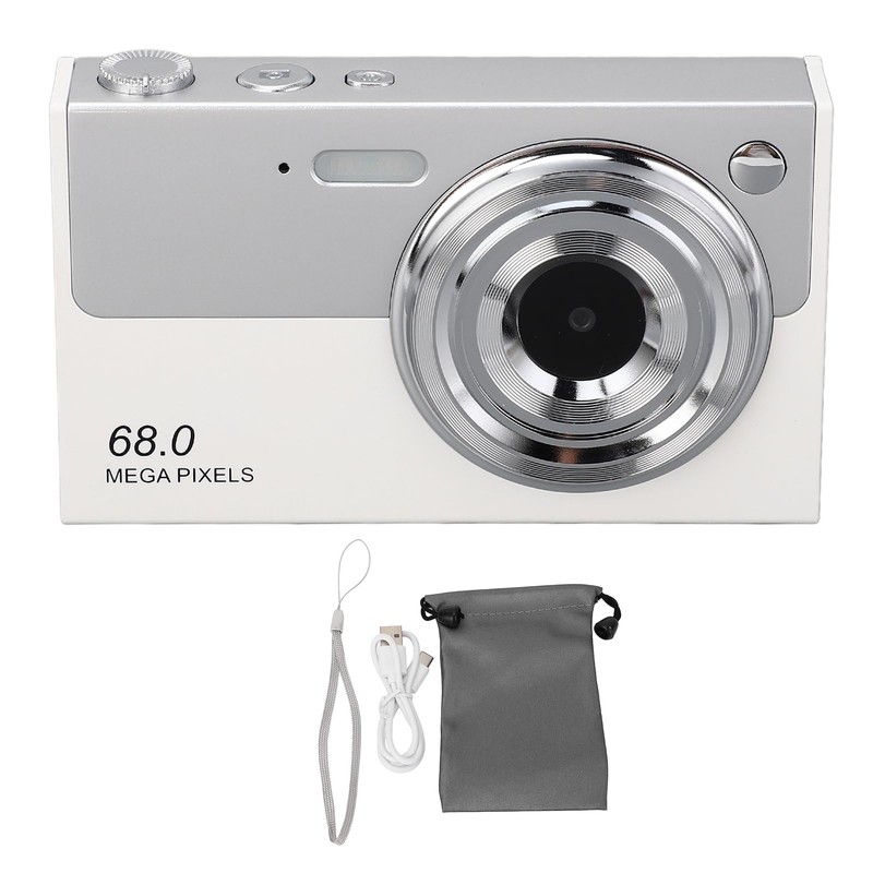Digital Camera, 4K 68MP Autofocus Vlogging Camera, 16X Digital Zoom