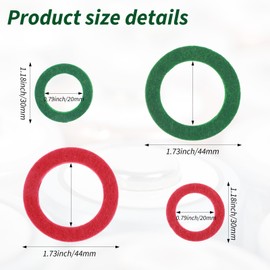 12 pcs Battery Terminal Anti Corrosion Washers, Fiber Protectors Anti Corrosion Washers, Fiber Battery Top & Side Terminal Protector (Red, Black)