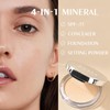 KYDA Mineral Powder SPF 35, 4-in-1 Pressed Mineral Powder, Matte