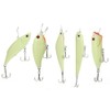 5Pcs Simulation Luminous Plastic Lure Hard Minnow Popper Pencil VIB