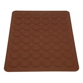 A4F-SOLUTIONS Tapete De Silicon Para Hornear Macarrones 48 Cavidades