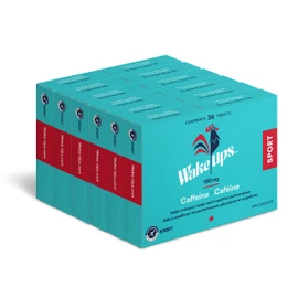 Wake-Ups Sport Certified 100mg Caffeine 36-Tablets (Pack of 6)