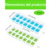 Molde Para Hielos, 8 Moldes Para Hielo, Ideal Para Bebidas