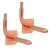 Copper Stub Out Elbow 1/2" x 6" with Wall Flange,