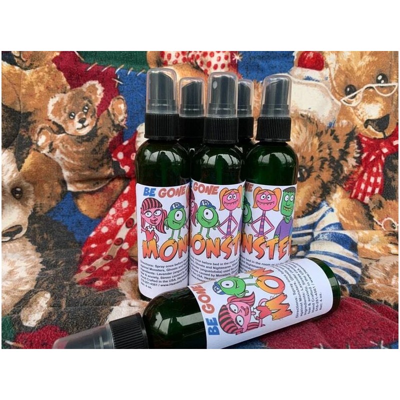 Monster Be Gone Spray, Monster Kid Spray,,Monster Spray,Smudge Kid Friendly