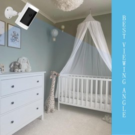 ROKOLOOM Universal Magnetic Camera Mount - Compatible with eufy, Arlo, ieGeek, Reolink & Ring Stick Up Cam and Any Camera with 1/4" Screw Hole - No Drilling Required