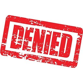 Zirni Denied Approval Grunge Stamp Sticker Decal Design