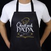EXPRESS-STICKEREI Apron Papa Grill/Chef Cooking Apron with Modern Design Grill