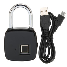 P30+ Fingerprint Padlock Life Waterproof Finger Print Recognition Smart Keyless Lock for Gym Locker Suitcase Cabinet