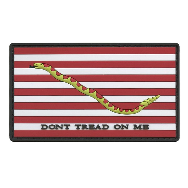 LEGEEON USA America First Navy Jack Flag USN DTOM Dont Tread On Me Tactical Morale PVC Rubber Fastener