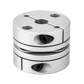 D20 L21 Flexible Shaft Coupling Motorcycle Diaphragm 5mm Bore to 8mm Narrow Shaft Clamp for Stepper Motor Spindle