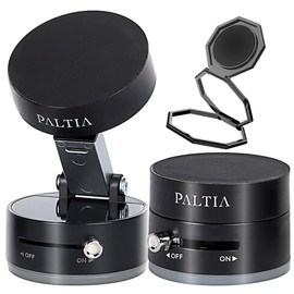 PALTIA Car Smartphone Stand, Manual, Vacuum Absorption, Foldable, Compatible with MagSafe, Angle Adjustment, Smartphone Ring Included