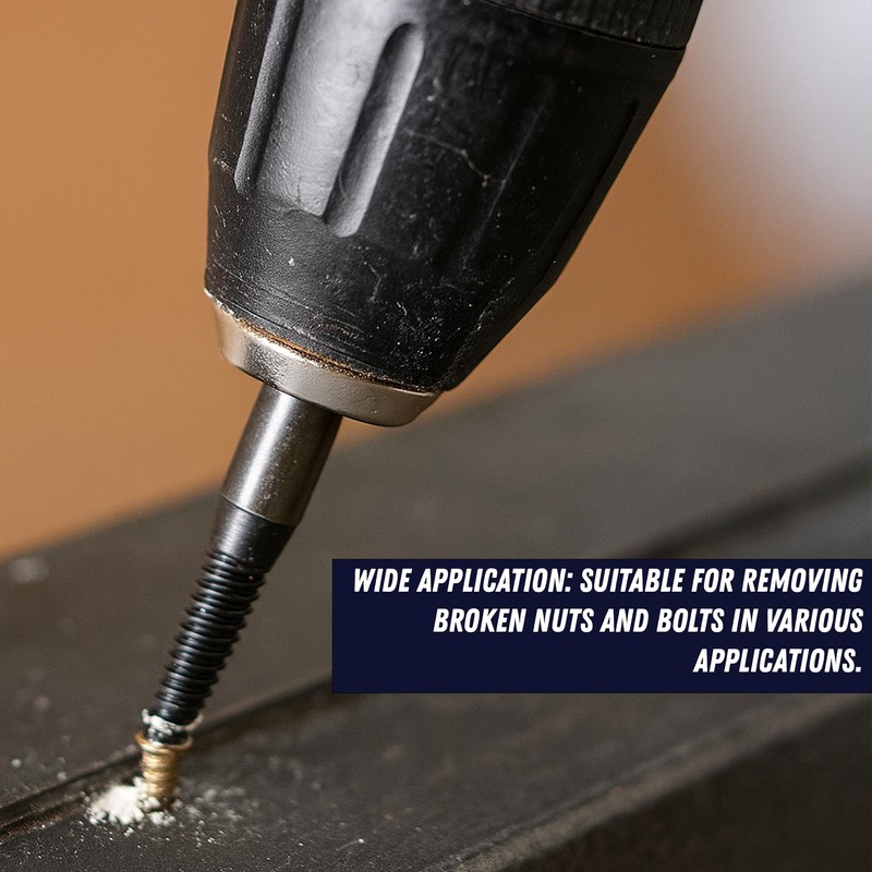 Dapetz ® 5PC Easy Out Bolt Extractor,Damaged Screw Bolt Extractor